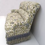 Rare 19th Century Napoleon III Brocade Sofa and Two Armchairs