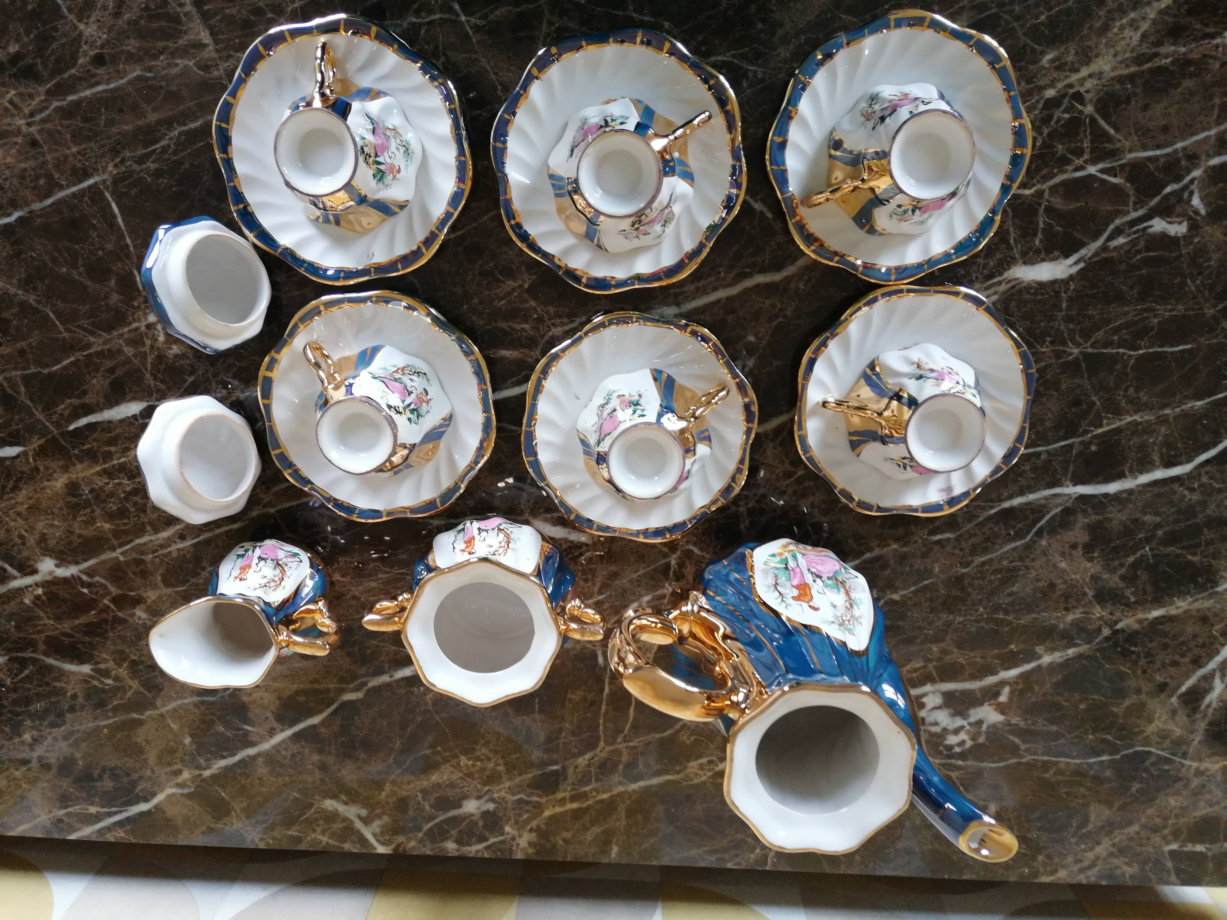 Old tea service