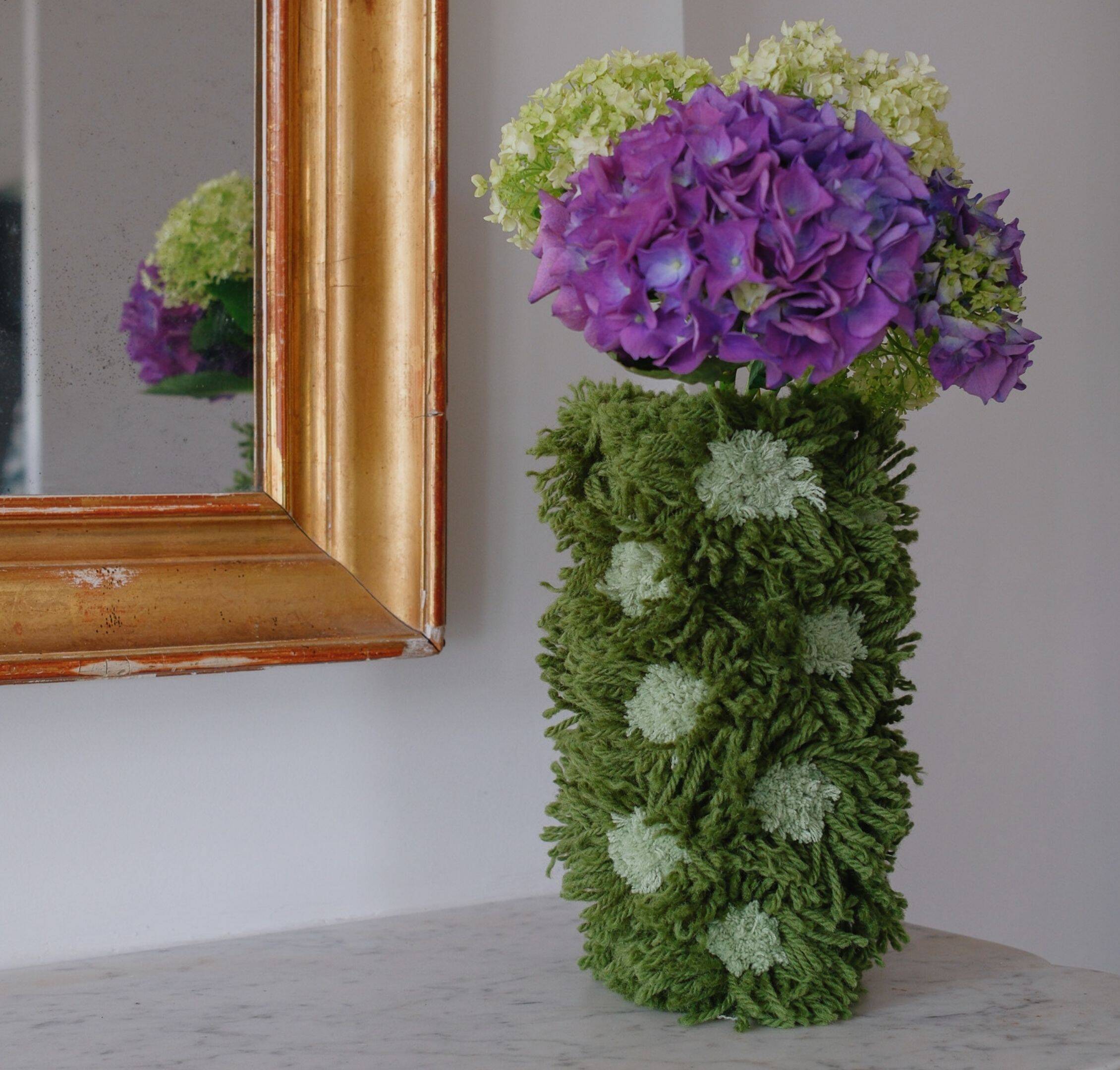 Vase Fleurs Vert