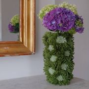 Green Flower Vase
