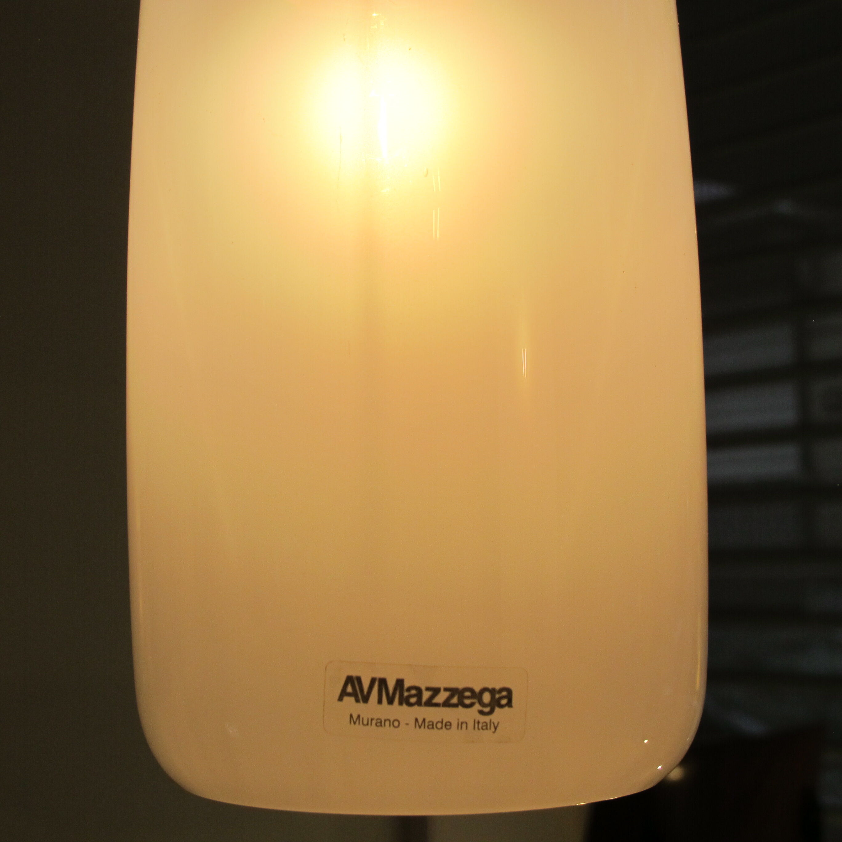 Pair of Murano glass - 1970 Mazzega suspension