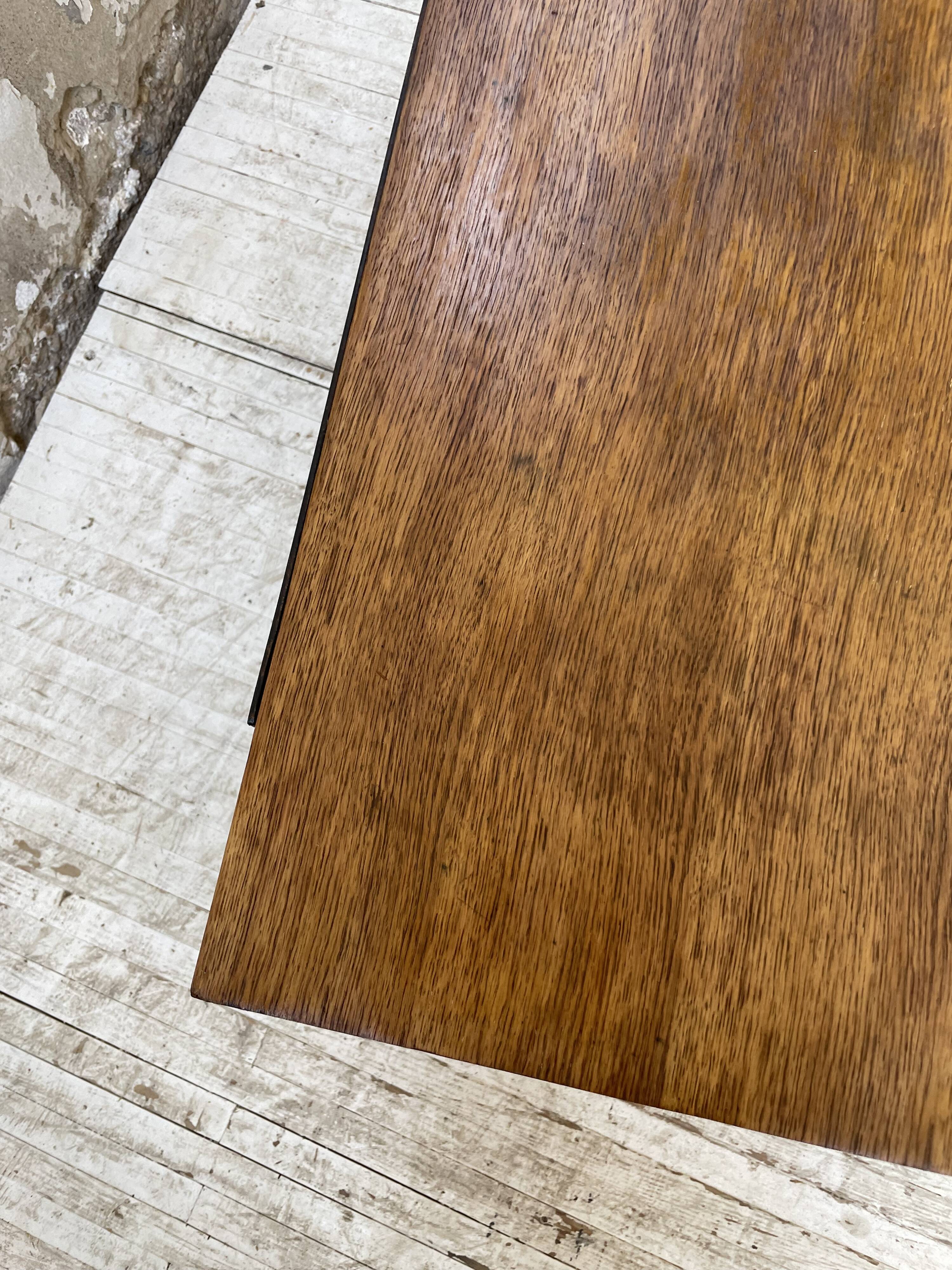 50s modernist oak coffee table