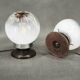 Pair of Murano Glass Table Lamps, Italy, 1950s