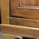 Old Parisian buffet in rustic oak 2 drawers 2 doors vintage country storage unit