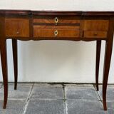 Hairdresser Louis XVI in marquetry and bronze