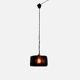 Mid Century Modern Erik Hoglund Ceiling Lamp Glass Kosta Boda 1970s