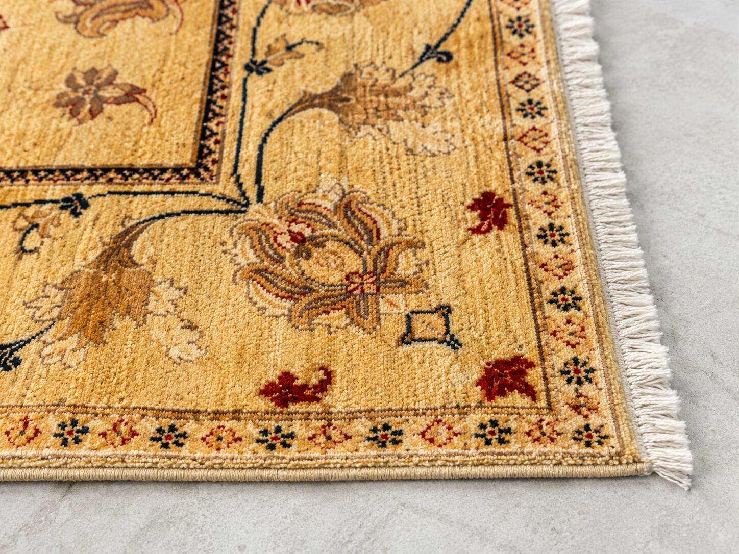 Tapis d’Orient noué main en laine, 287 × 237 cm