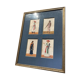 Painting on mica XIX th East India Company representing 2 men and 2 women