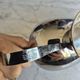 Vintage sauce boat on pedestal Guy Degrenne – 18/10 stainless steel shiny