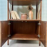 Rattan shelf on legs (refurbished)