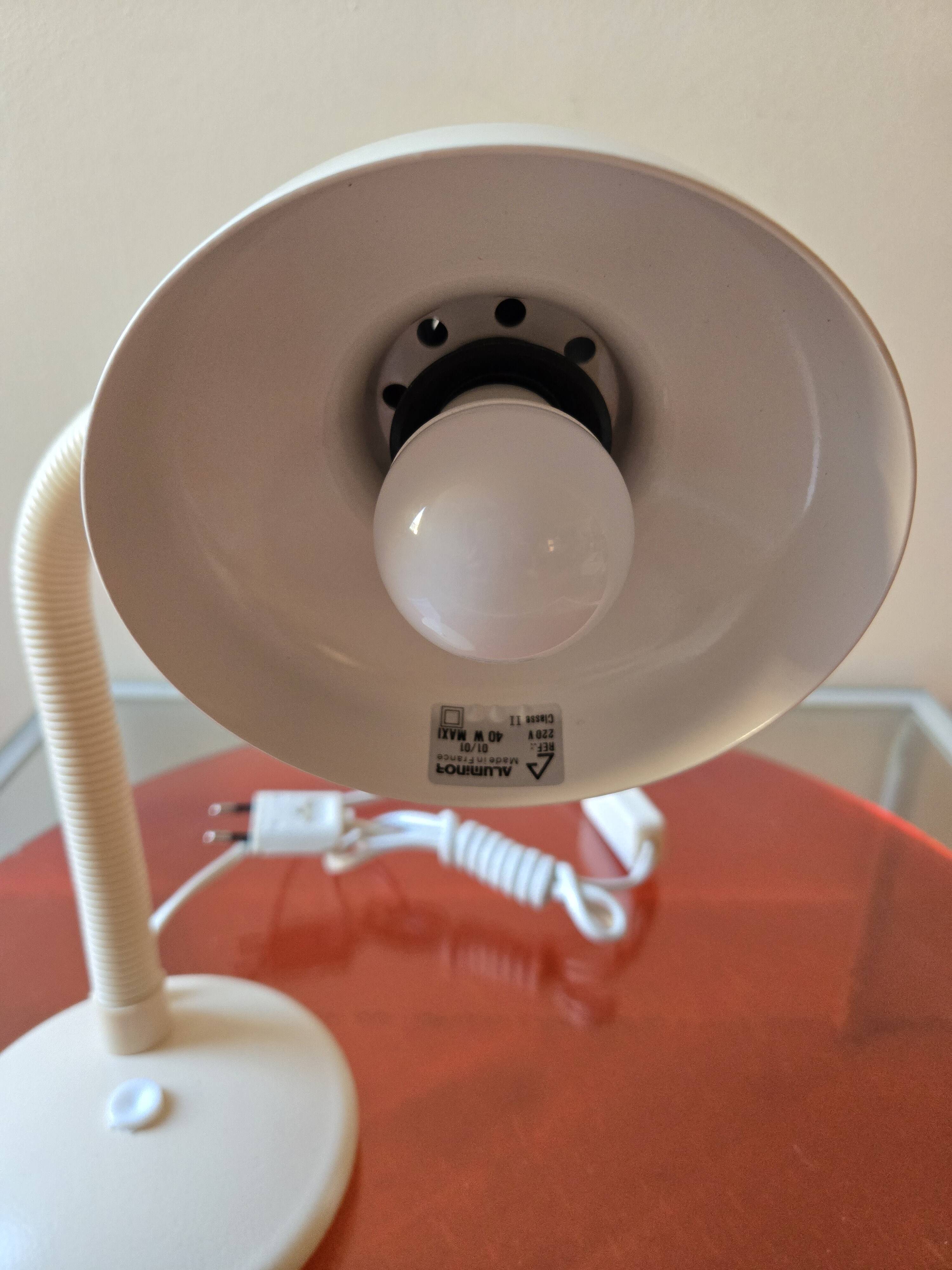 New flexible bedside lamps Aluminor - Vintage design in pink colour.