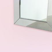 Vintage chrome mirror Cidue elementi d'arredo square 1970s Italy