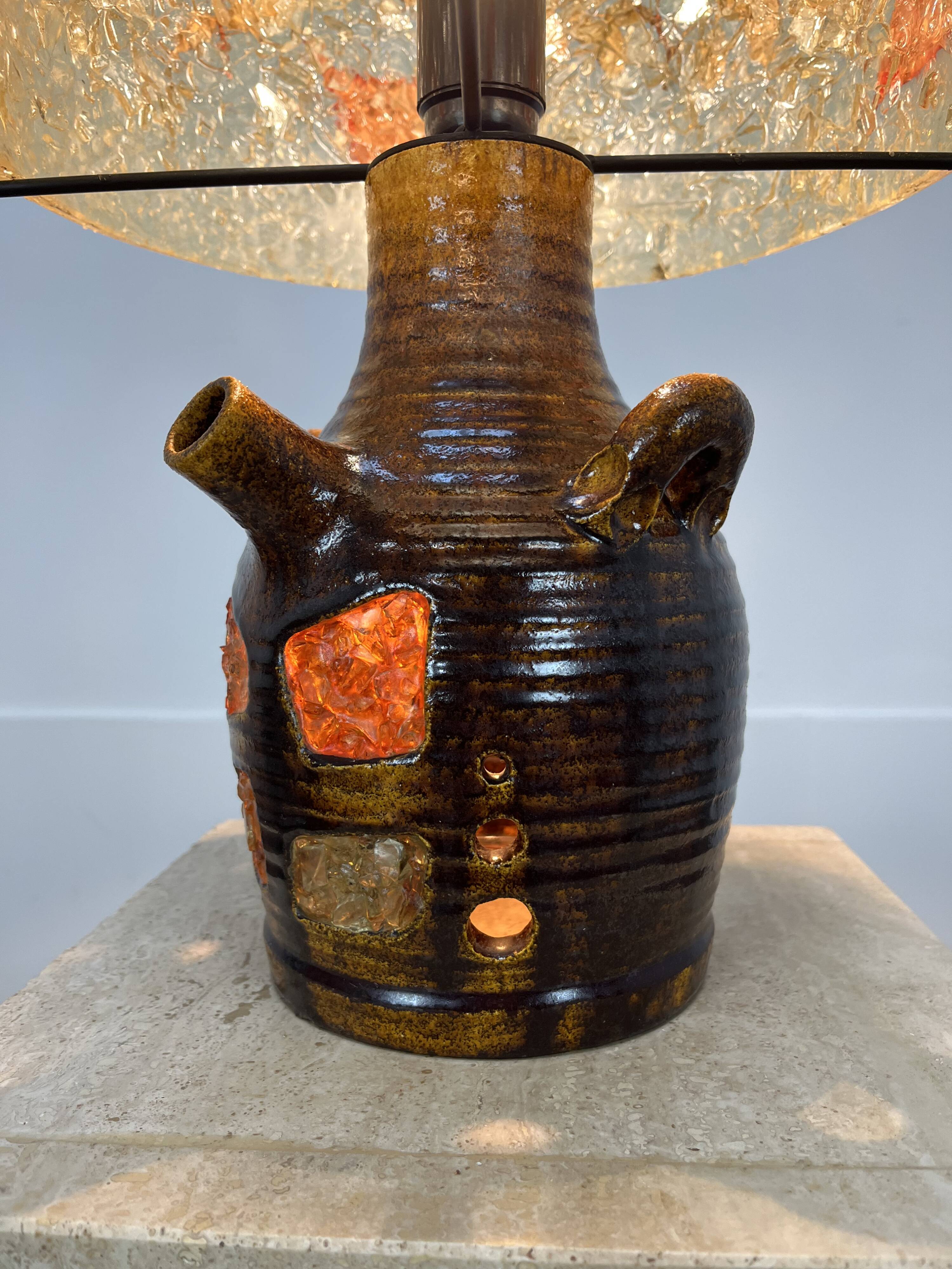 Accolay ceramic lamp 1960