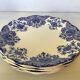 Four old Boch Brothers Dordrecht plates