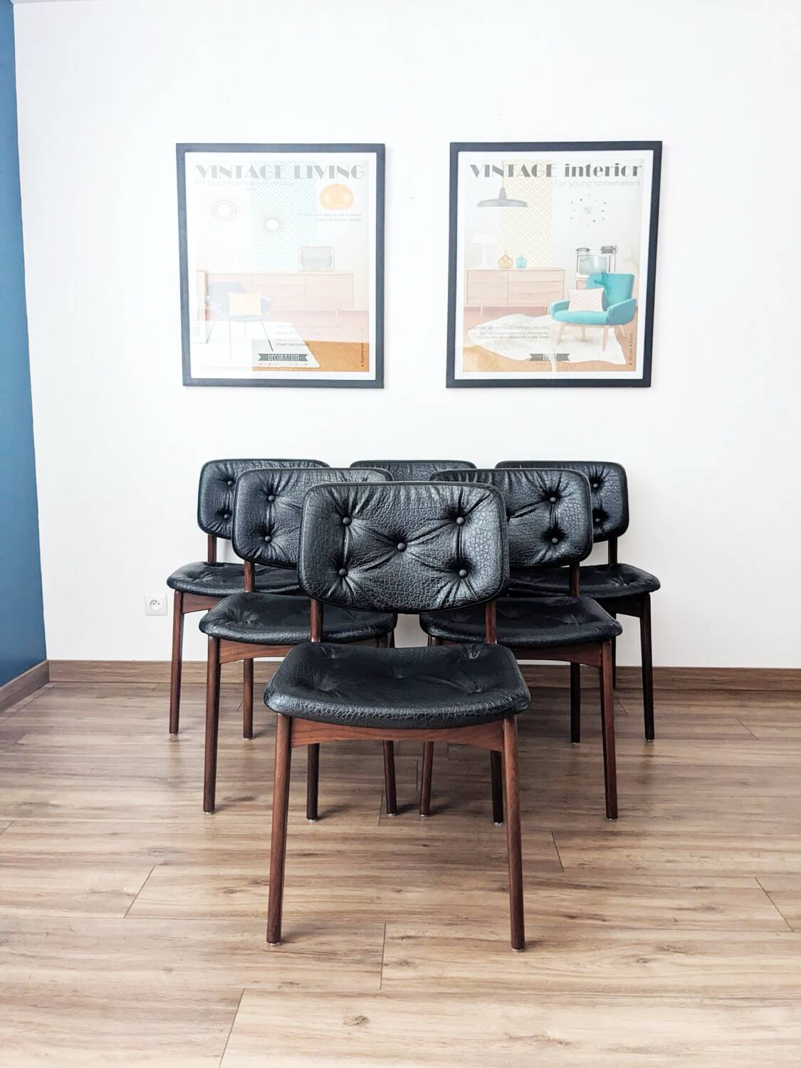 Set of 6 chairs from the 70s