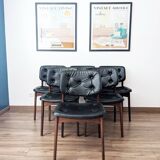 Set of 6 chairs from the 70s