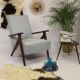 Scandinavian armchair in beech 60s