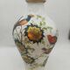 Decorated ceramic vase signed Pecchioli 1950s