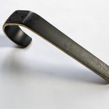 Set of coat hooks, brass hooks, design attributed to Carl Auböck, 1950s, Modernist, Vintage