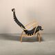 Fauteuil et pouf Bruno Mathsson Pernilla en bois de hêtre et sangles