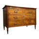 Louis XVI period Grenobloise chest of drawers in marquetry around 1760 opening on the front with 4 out of 3 drawers