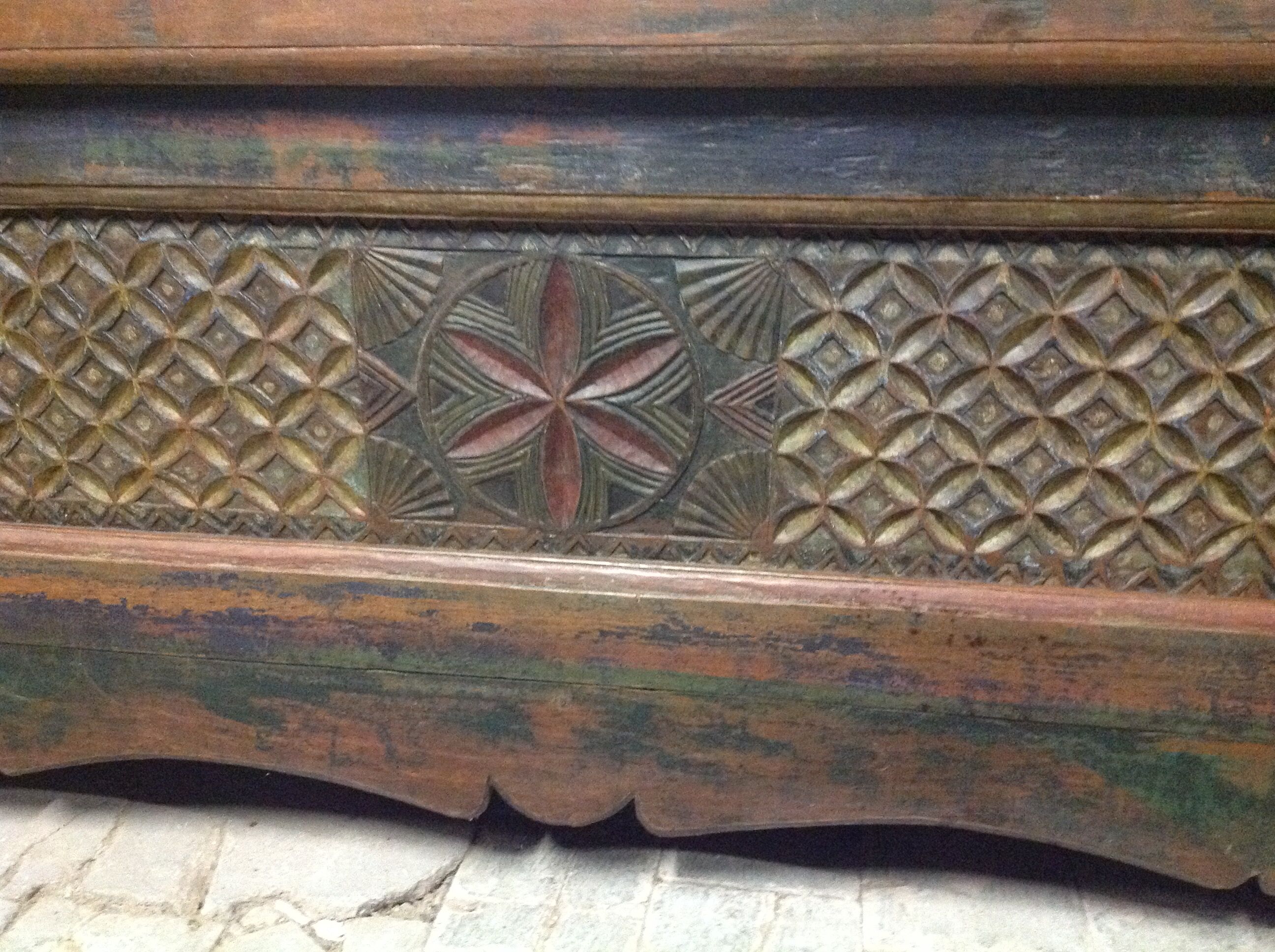 Very rare teak chest