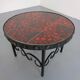 German Brutalist Side Table in Ceramic and Cast Iron, 1960s
