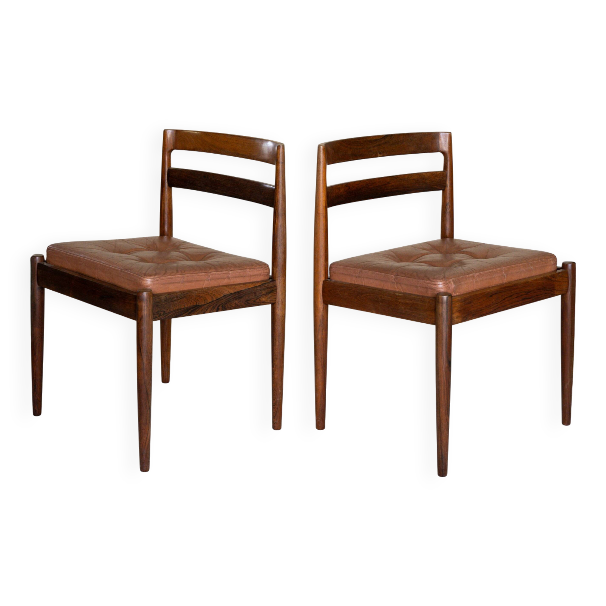 Set of 4 Danish chairs model 301 by Kai Kristiansen.