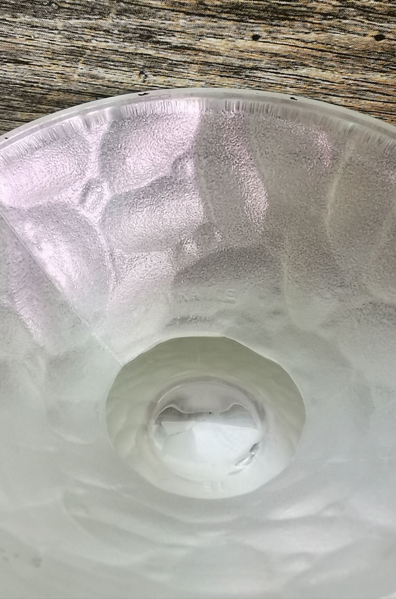 Coupes à glace fruits verre irisé