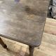 Rectangular wooden farmhouse table turned 90cm or old desk