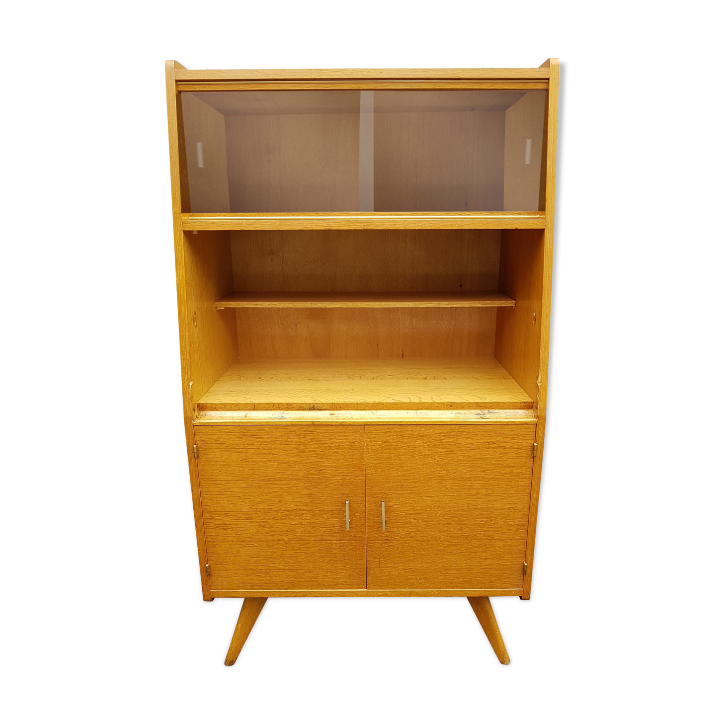 Library oak showcase 1950 feet compass