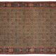 Handmade antique Persian Farahan rug 131cm x 195cm 1860s