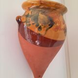 Glazed terracotta pot