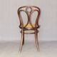 Set of 4 chairs Thonet N°19 canned to nine still unbleached, Engelstuhl 1880.