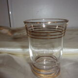 Service in glass pitcher and 10 glasses