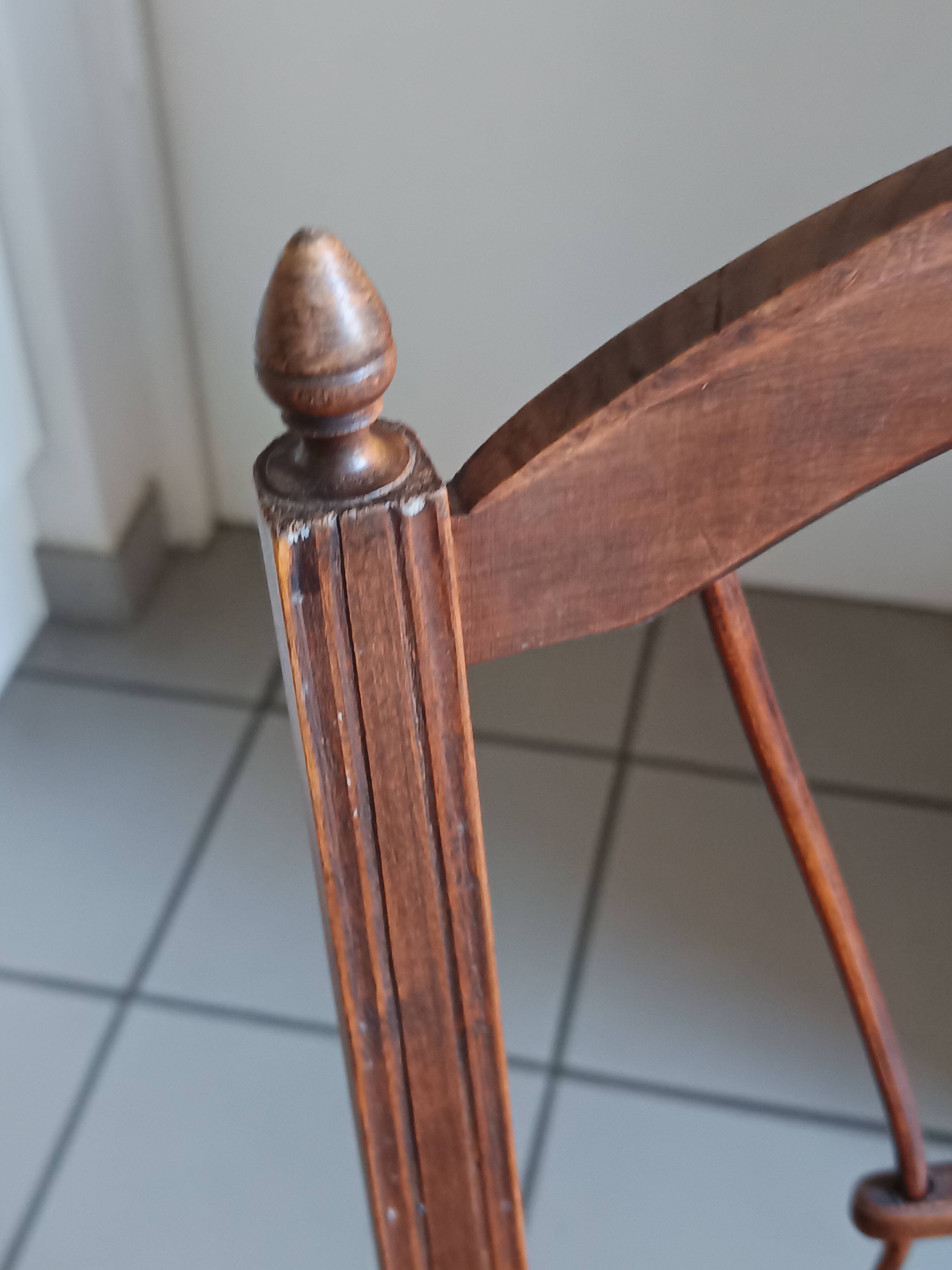 Paire de fauteuils anciens provençaux fin XIXème