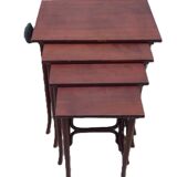 Four Thonet nesting tables.