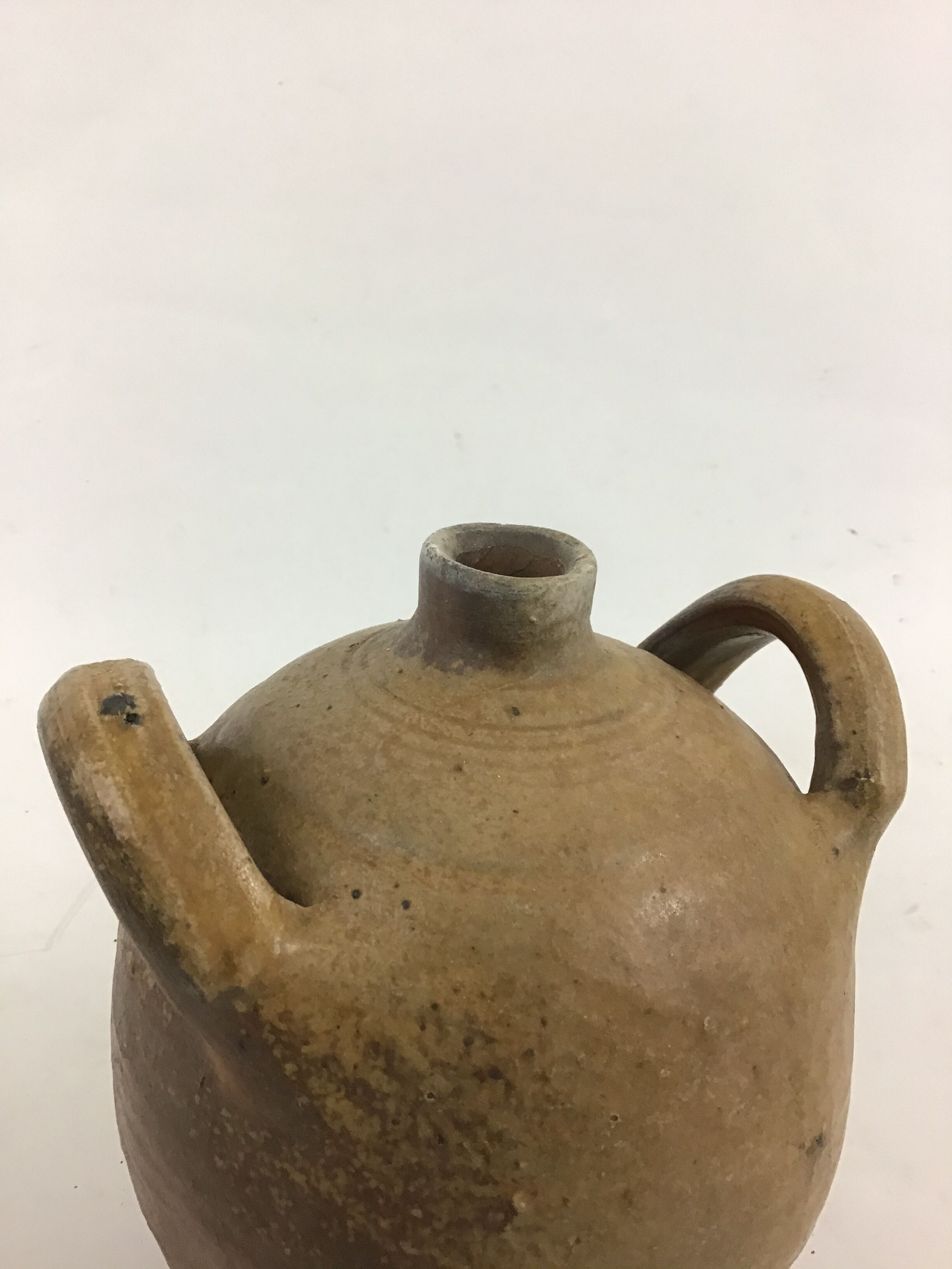 Cruche à 2 anses en grès de puisaye XIXeme