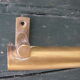 Vintage brass handrail