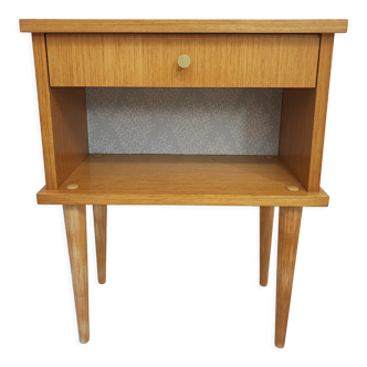 Vintage bedside table legs compass