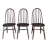 Three vintage chairs