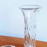Vintage crystal bud vase
