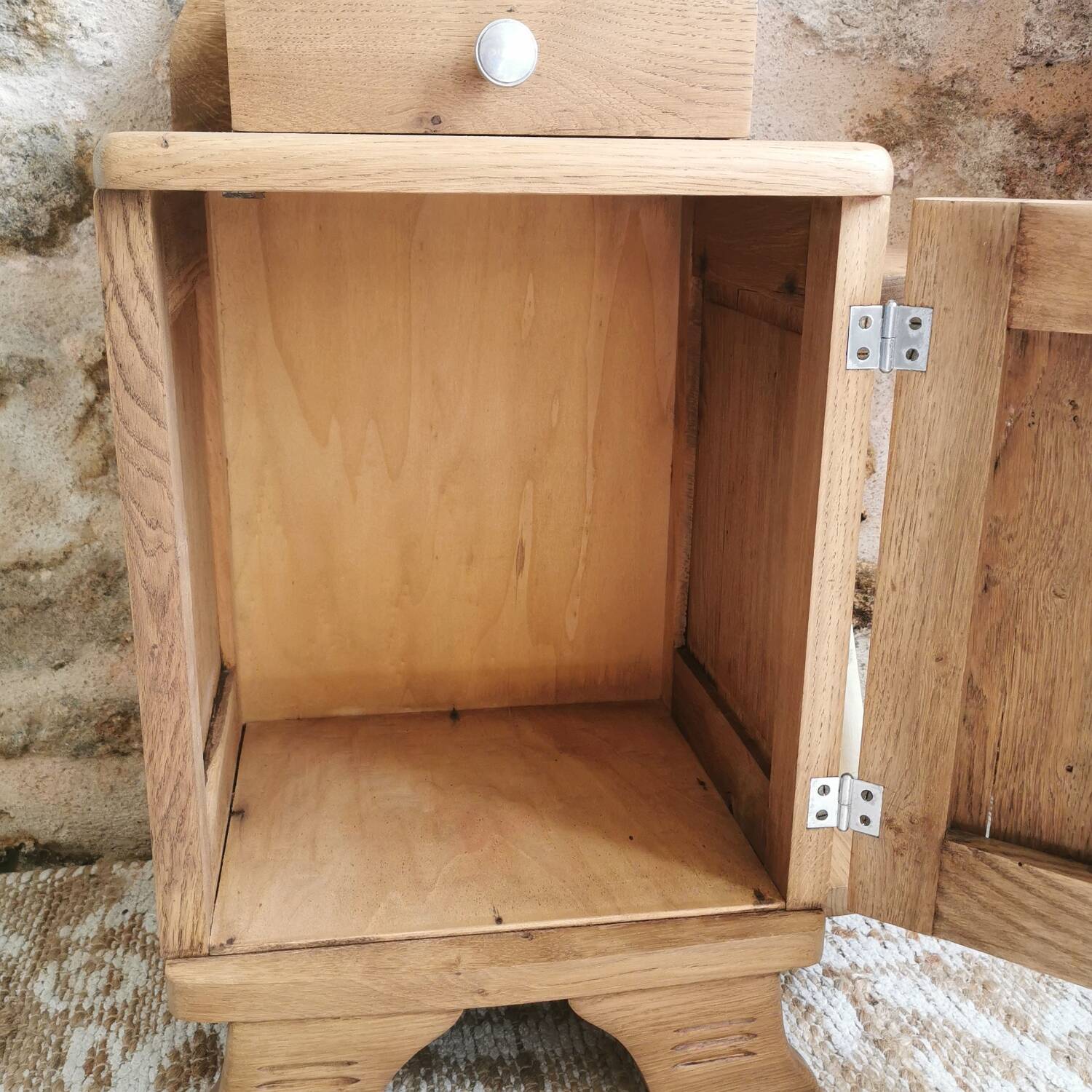 Restored Art Deco bedside table