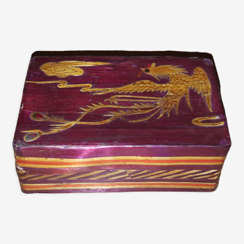 Phoenix straw box - vintage