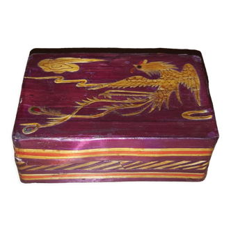 Phoenix straw box - vintage