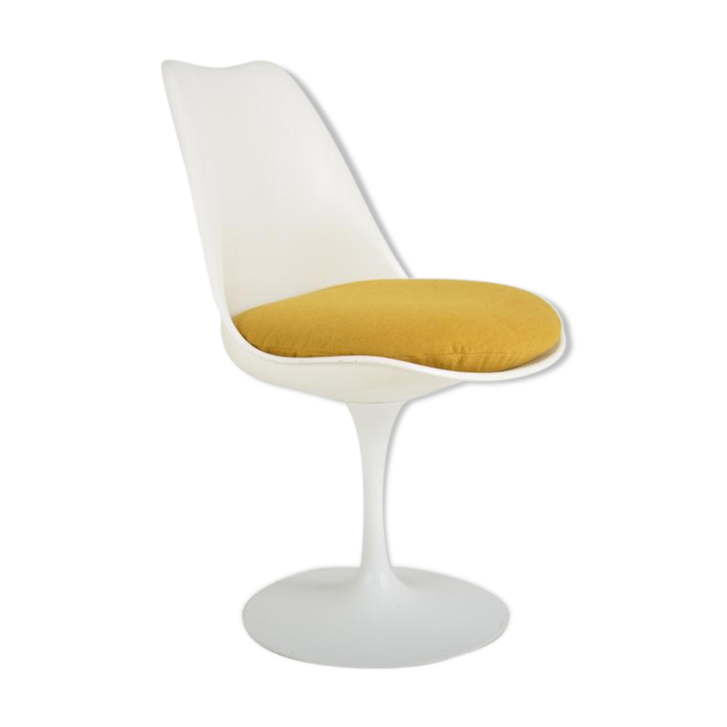 Housse De Coussin Pour Chaise Tulipe Saarinen - Beige - 100% Coton - Neuve