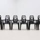 Set of 6 Boston Chairs by Pierre Paulin for Henry Massonnet France 1980s