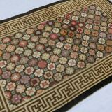 Tapis ningxia chinois fait main antique