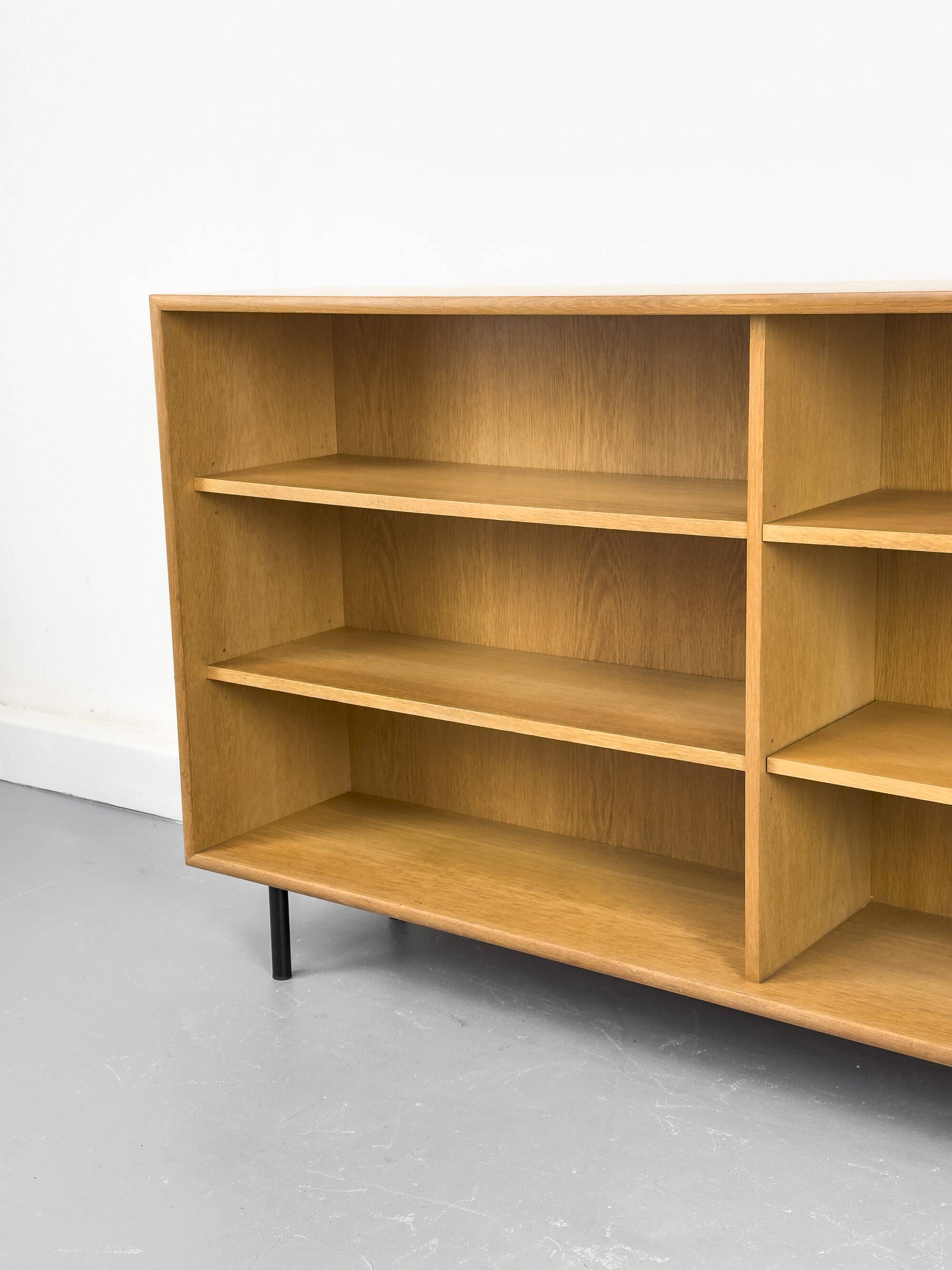 Vintage Oak Book Shelf from Wk Möbel, 1970s