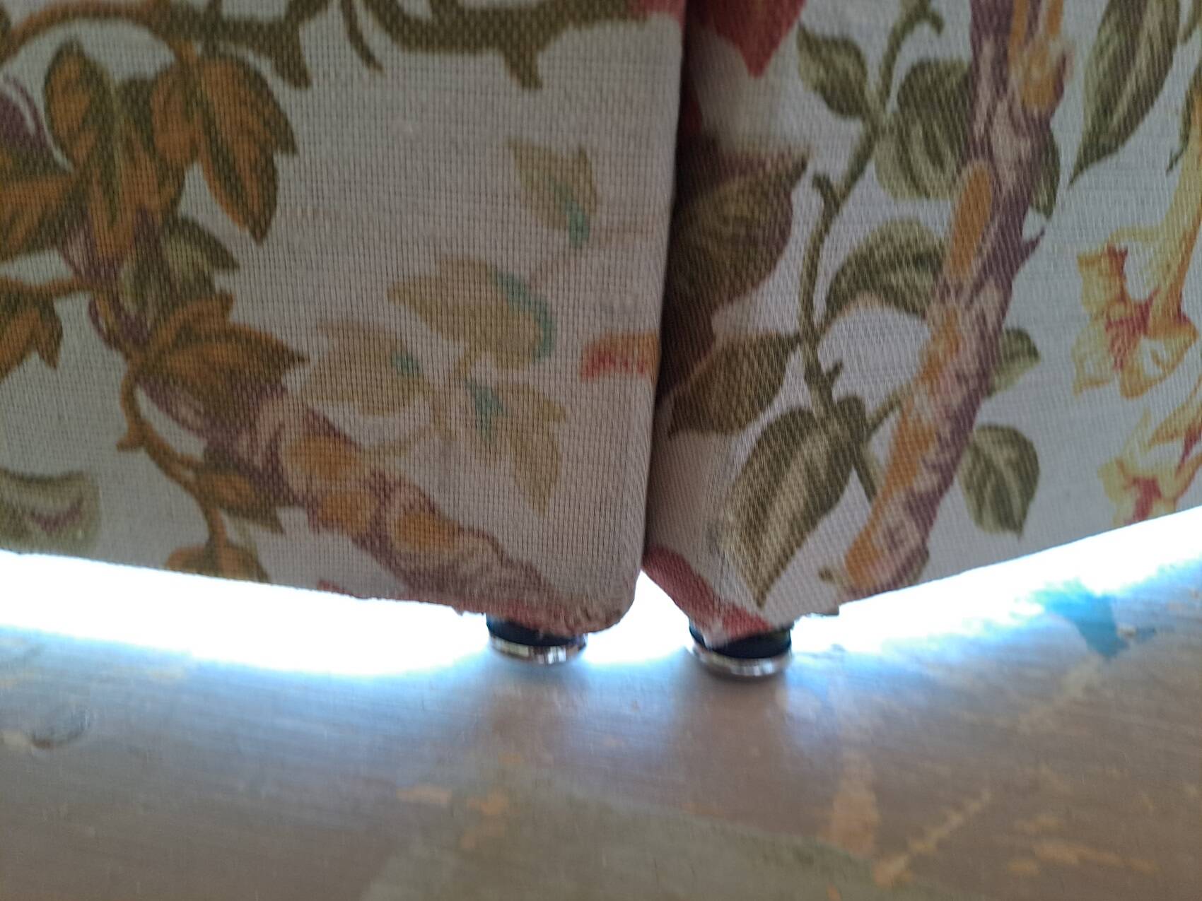 30'S French Tapestry Screen, XX-style classic printed canvas, 3 panels